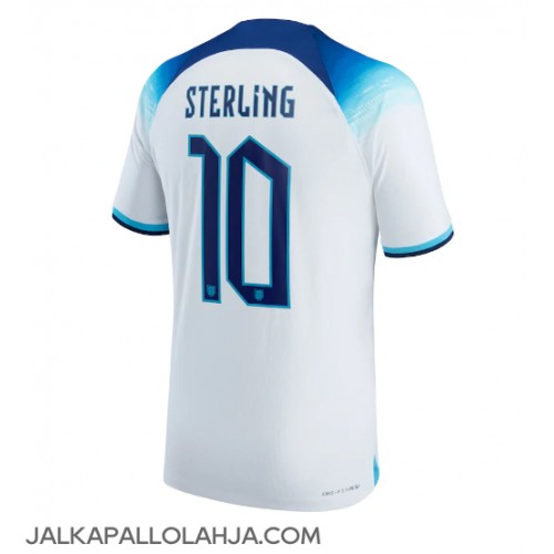 Englanti Raheem Sterling #10 Kopio Koti Pelipaita MM-kisat 2022 Lyhyet Hihat